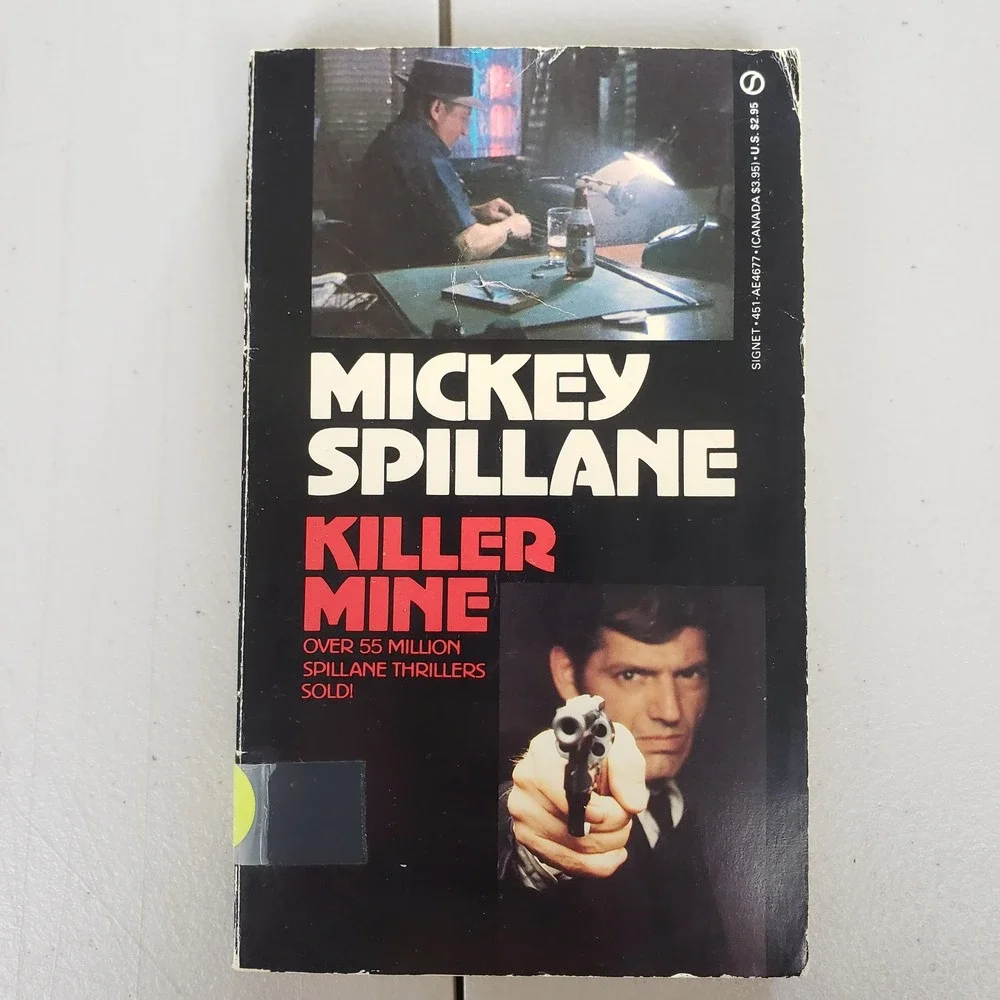 Mickey Spillane Killer Mine Man Alone Vintage Signet Paperback 1968 First Print